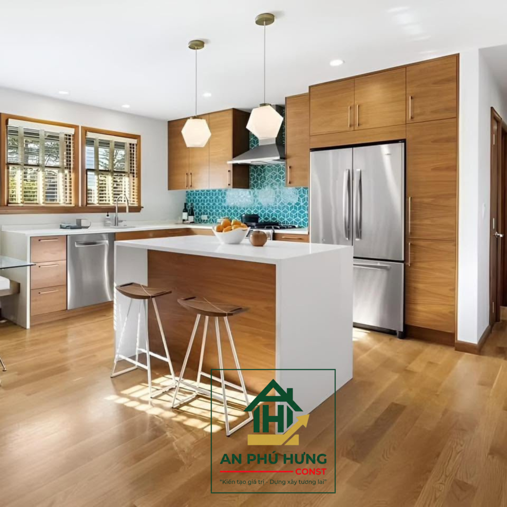 Chiêm ngưỡng trọn bộ thiết kế ngoại thất và nội thất mẫu nhà phố 4 tầng hiện đại từ An Phú Hưng Const. Không gian sống xanh mát, thiết kế mở thông minh kết hợp hài hòa vật liệu gỗ ấm áp, mang đến trải nghiệm sống vương giả giữa lòng đô thị.