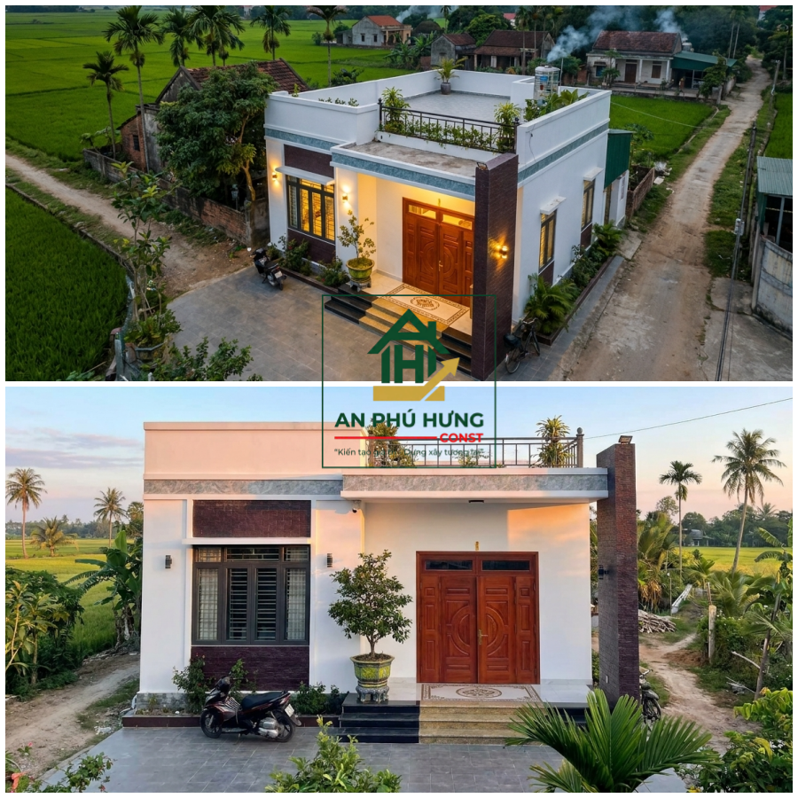 Khám phá xu hướng thiết kế nhà đẹp cấp 4 hiện đại, không gian sống thoáng mát. Hướng dẫn tính chi phí, chọn phong thủy và tối ưu công năng từ An Phú Hưng