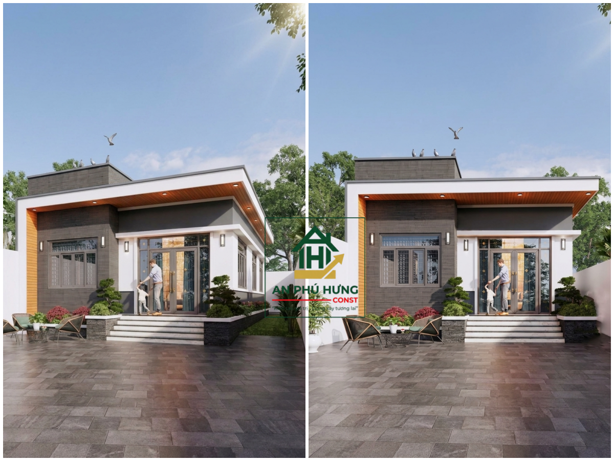 Khám phá xu hướng thiết kế nhà đẹp cấp 4 hiện đại, không gian sống thoáng mát. Hướng dẫn tính chi phí, chọn phong thủy và tối ưu công năng từ An Phú Hưng