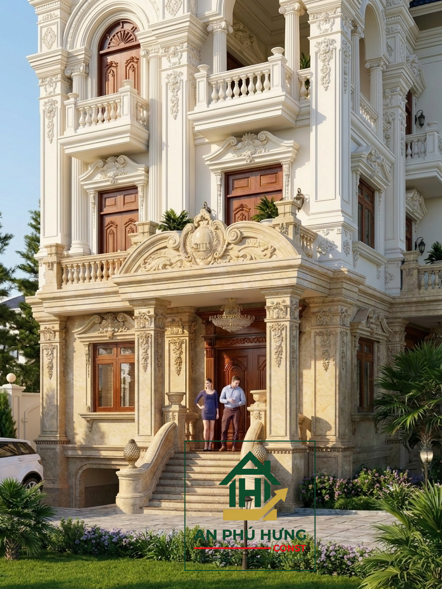 Khám Phá Mẫu Biệt Thự Tân Cổ Điển Pháp Tuyệt Đẹp – Không Gian Sống Đẳng Cấp Thượng Lưu