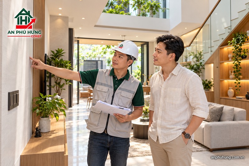 Nghiệm thu và bàn giao nhà phố TPHCM