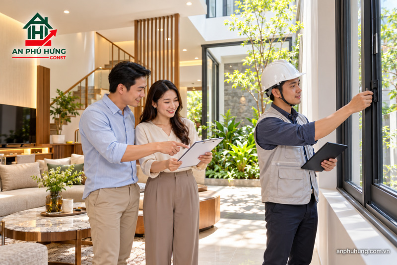 Nghiệm thu bàn giao nhà trọn gói Bình Dương