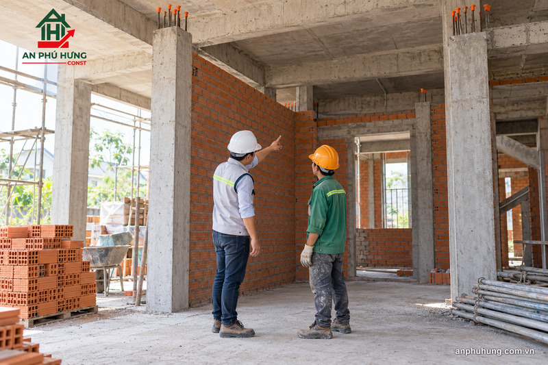 Phần thô và nhân công hoàn thiện nhà phố