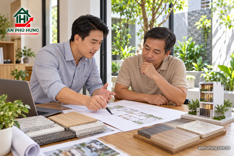 Thiết kế thi công nhà phố Bình Dương