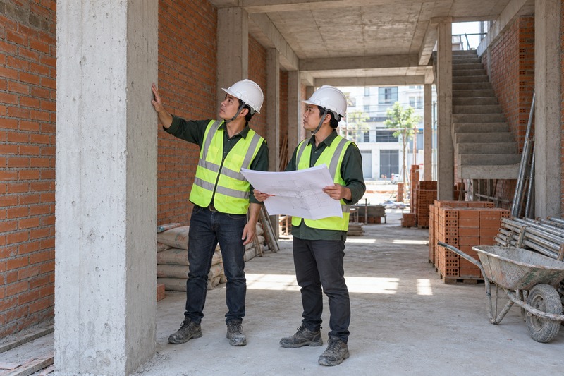 Tổng thầu thiết kế thi công nhà phố kiểm tra chất lượng